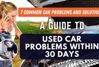 What Are The Most Common Vehicle Problems And Solutions